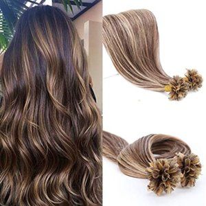 16 Inch U Tip Hair Extension 4p27#